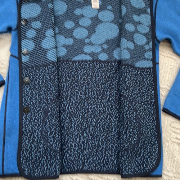 Nic+Zoe NOW AND LATER REVERSIBLE JACKET in blue multi, Size PS
New with tags - Picture 8 of 16